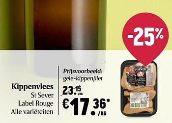 Promoties Kippenvlees st sever - St Sever - Geldig van 25/02/2021 tot 03/03/2021 bij Delhaize