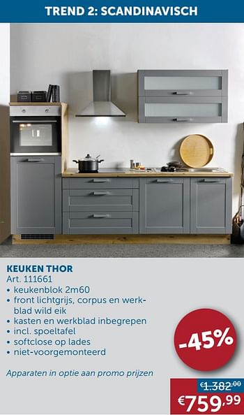 Promoties Keuken thor - Huismerk - Zelfbouwmarkt - Geldig van 02/03/2021 tot 29/03/2021 bij Zelfbouwmarkt