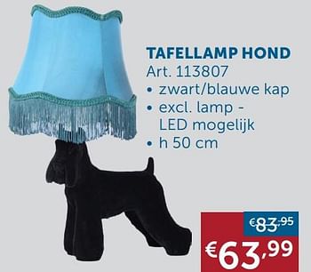 Promoties Tafellamp hond - Huismerk - Zelfbouwmarkt - Geldig van 02/03/2021 tot 29/03/2021 bij Zelfbouwmarkt
