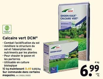Promotions Calcaire vert dcm - DCM - Valide de 03/03/2021 à 16/03/2021 chez Gamma