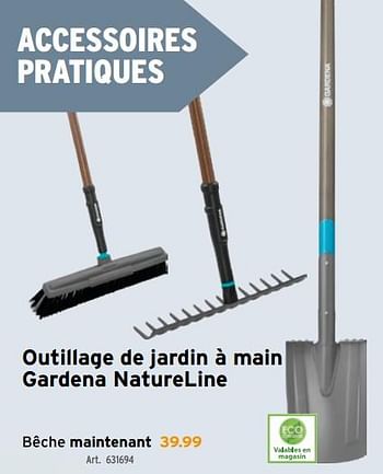 Promotions Outillage de jardin à main gardena natureline bêche - Gardena - Valide de 03/03/2021 à 16/03/2021 chez Gamma