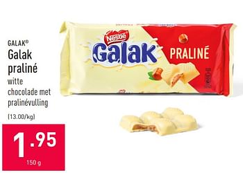 Promoties Galak praliné - Galak - Geldig van 05/03/2021 tot 12/03/2021 bij Aldi