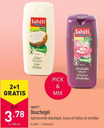 Promoties Douchegel - Palmolive Tahiti - Geldig van 01/03/2021 tot 12/03/2021 bij Aldi