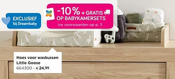 Promoties Hoes voor waskussen little goose - Little Dutch - Geldig van 15/02/2021 tot 31/12/2021 bij Dreambaby