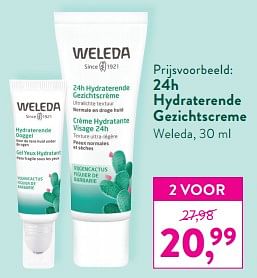 Promoties 24h hydraterende gezichtscreme weleda - Weleda - Geldig van 22/02/2021 tot 21/03/2021 bij Holland & Barret