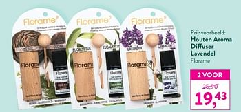 Promoties Houten aroma diffuser lavendel florame - Florame - Geldig van 22/02/2021 tot 21/03/2021 bij Holland & Barret