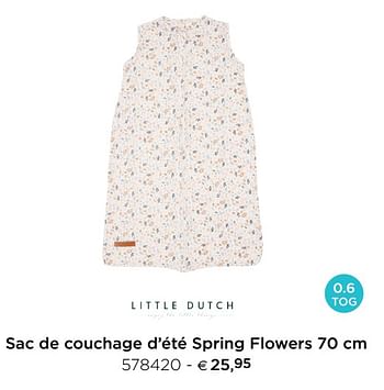 Promotions Sac de couchage d`été spring flowers - Little Dutch - Valide de 15/02/2021 à 31/12/2021 chez Dreambaby
