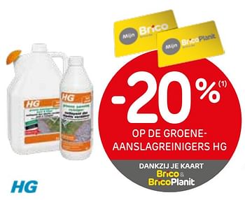 Promoties -20% op de groeneaanslagreinigers hg - HG - Geldig van 03/03/2021 tot 15/03/2021 bij Brico
