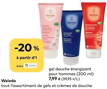 Promotions Weleda gel douche énergisant pour hommes - Weleda - Valide de 24/02/2021 à 23/03/2021 chez Bioplanet
