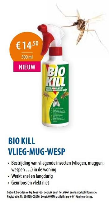 Promoties Bio kill vlieg-mug-wesp - BSI - Geldig van 21/02/2021 tot 30/10/2021 bij Multi Bazar