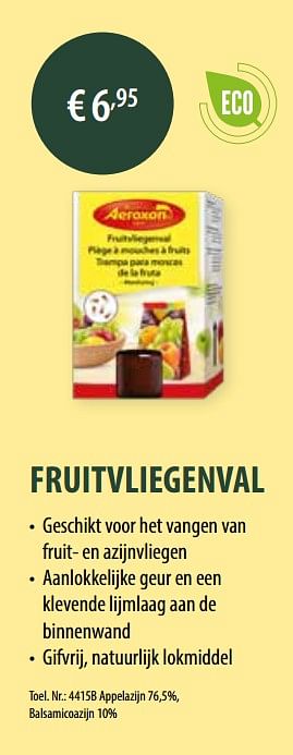 Promoties Fruitvliegenval - Aeroxon - Geldig van 21/02/2021 tot 30/10/2021 bij Multi Bazar