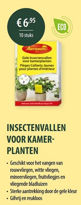 Promoties Insectenvallen voor kamerplanten - Aeroxon - Geldig van 21/02/2021 tot 30/10/2021 bij Multi Bazar
