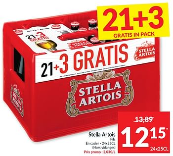 Promoties Stella artois pils - Stella Artois - Geldig van 02/03/2021 tot 07/03/2021 bij Intermarche