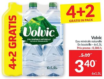 Promotions Volvic eau minérale naturelle - Volvic - Valide de 02/03/2021 à 07/03/2021 chez Intermarche