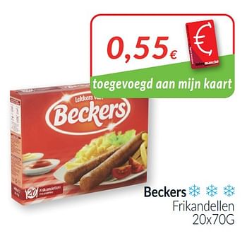Promoties Beckers frikandellen - Beckers - Geldig van 01/03/2021 tot 31/03/2021 bij Intermarche