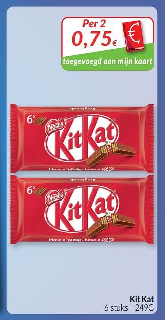 Promoties Kit kat - Nestlé - Geldig van 01/03/2021 tot 31/03/2021 bij Intermarche