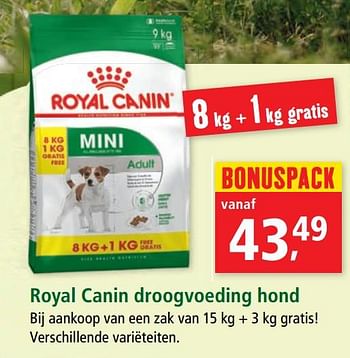 Promoties Royal canin droogvoeding hond - Royal Canin - Geldig van 03/03/2021 tot 10/03/2021 bij Maxi Zoo