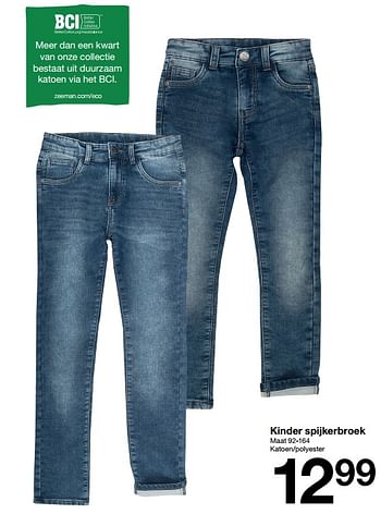 Promoties Kinder spijkerbroek - Huismerk - Zeeman  - Geldig van 27/02/2021 tot 05/03/2021 bij Zeeman