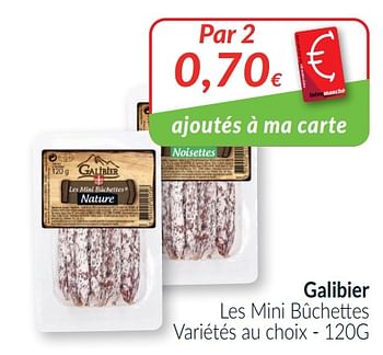 Promotions Galibier les mini bûchettes - Le Galibier - Valide de 01/03/2021 à 31/03/2021 chez Intermarche