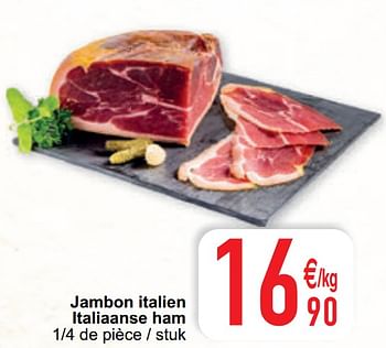 Promoties Jambon italien italiaanse ham - Huismerk - Cora - Geldig van 02/03/2021 tot 08/03/2021 bij Cora