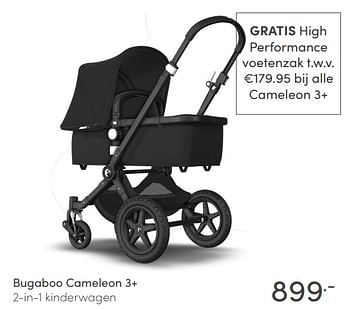 Promoties Bugaboo cameleon 3+ 2-in-1 kinderwagen - Bugaboo - Geldig van 28/02/2021 tot 06/03/2021 bij Baby & Tiener Megastore