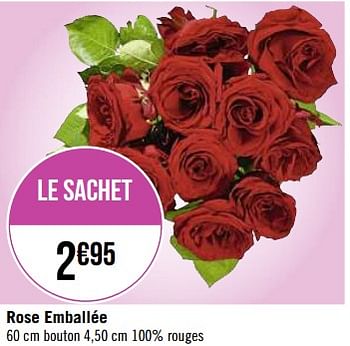 Promotions Rose emballée - Rose - Valide de 01/03/2021 à 14/03/2021 chez Super Casino