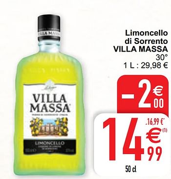 Promotions Limoncello di sorrento villa massa - Villa Massa - Valide de 02/03/2021 à 08/03/2021 chez Cora