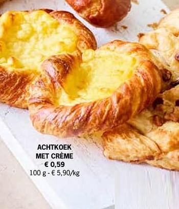 Promoties Achtkoek met crème - Huismerk - Lidl - Geldig van 01/03/2021 tot 04/04/2021 bij Lidl