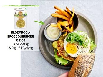 Promotions Bloemkoolbroccoliburger - Produit maison - Lidl - Valide de 01/03/2021 à 04/04/2021 chez Lidl