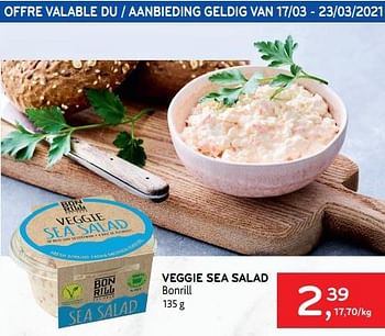 Promotions Veggie sea salad bonrill - Bonrill - Valide de 17/03/2021 à 23/03/2021 chez Alvo