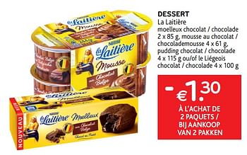 Promotions Dessert la laitière - Nestlé - Valide de 10/03/2021 à 23/03/2021 chez Alvo