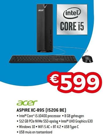 Promotions Acer aspire xc-895 i5206 be - Acer - Valide de 01/03/2021 à 31/03/2021 chez Exellent
