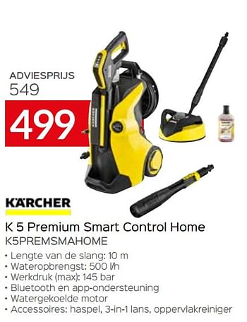 Promotions Kärcher k 5 premium smart control home k5premsmahome - Kärcher - Valide de 01/03/2021 à 31/03/2021 chez Selexion
