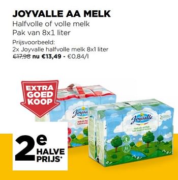 Promoties Joyvalle aa melk - Joyvalle - Geldig van 03/03/2021 tot 09/03/2021 bij Jumbo