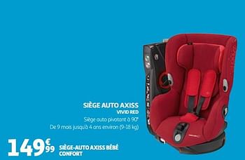 Bebeconfort Siege Auto Axiss Bebe Confort En Promotion Chez Auchan Ronq