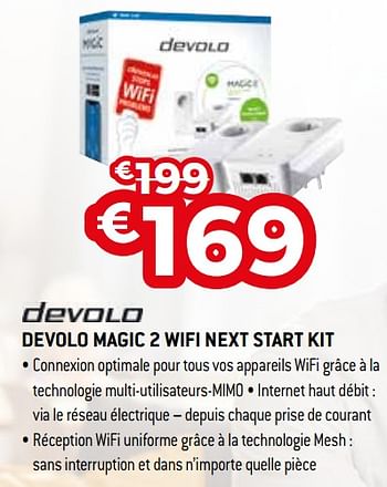 Promotions Devolo magic 2 wifi next start kit - Devolo - Valide de 01/03/2021 à 31/03/2021 chez Exellent