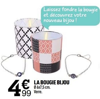 Promotions La bougie bijou - Produit Maison - Centrakor - Valide de 01/03/2021 à 14/03/2021 chez Centrakor