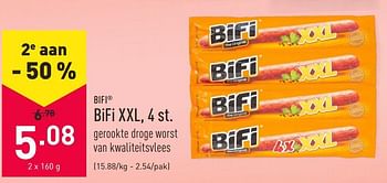 Promoties Bifi xxl - Bifi - Geldig van 08/03/2021 tot 19/03/2021 bij Aldi