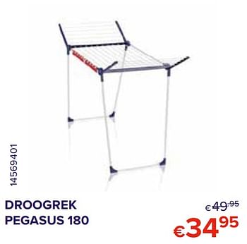 Promoties Droogrek pegasus 180 - Leifheit - Geldig van 01/03/2021 tot 30/03/2021 bij Euro Shop