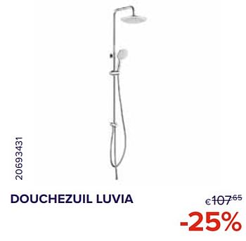 Promoties Douchezuil luvia -25% - Tiger - Geldig van 01/03/2021 tot 30/03/2021 bij Euro Shop