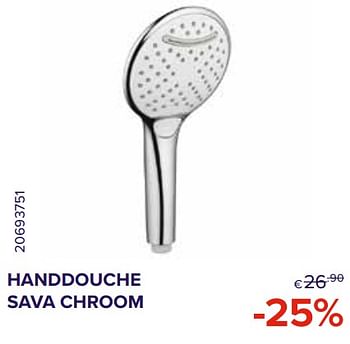 Promoties Handdouche sava chroom -25% - Tiger - Geldig van 01/03/2021 tot 30/03/2021 bij Euro Shop