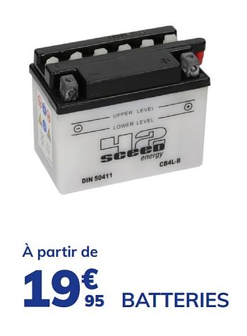 Promotions Batteries - Produit maison - Auto 5  - Valide de 04/03/2021 à 24/08/2021 chez Auto 5