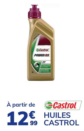 Promotions Huiles castrol - Castrol - Valide de 04/03/2021 à 24/08/2021 chez Auto 5