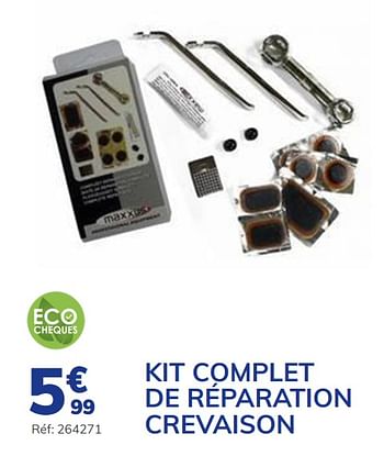Promotions Kit complet de réparation crevaison - Maxxus - Valide de 04/03/2021 à 24/08/2021 chez Auto 5