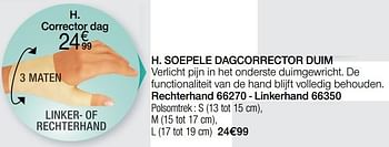 Promotions Soepele dagcorrector duim - Produit Maison - Damart - Valide de 01/03/2021 à 15/06/2021 chez Damart