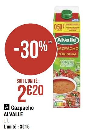 Promotions Gazpacho alvalle - Alvalle - Valide de 08/03/2021 à 21/03/2021 chez Géant Casino