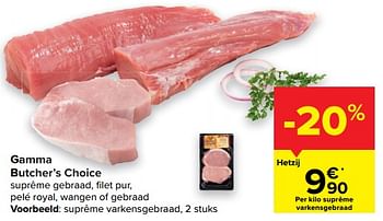 Promoties Suprême varkensgebraad - Huismerk - Carrefour  - Geldig van 10/03/2021 tot 15/03/2021 bij Carrefour