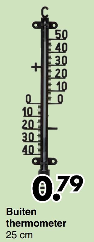 Weglaten Sandy Vorige Huismerk - Wibra Buiten thermometer - Promotie bij Wibra
