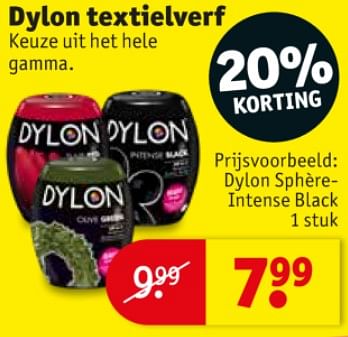 Prediken Zwaaien geroosterd brood Dylon Dylon textielverf dylon sphère- intense black - Promotie bij Kruidvat