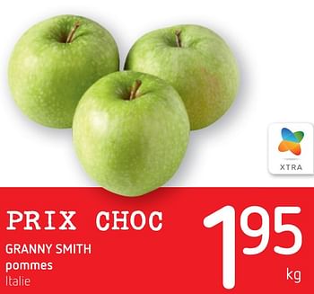 Promotions Granny smith pommes - Produit Maison - Spar Retail - Valide de 11/03/2021 à 24/03/2021 chez Spar (Colruytgroup)